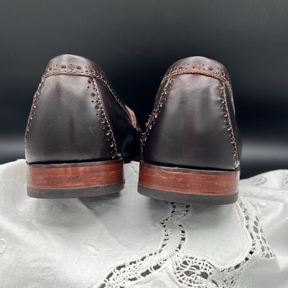 Cole Haan Grand.Os Men’s Size 10 Gently Worn Leather Loafer Faux Buckle Shoe - Picture 4 of 11